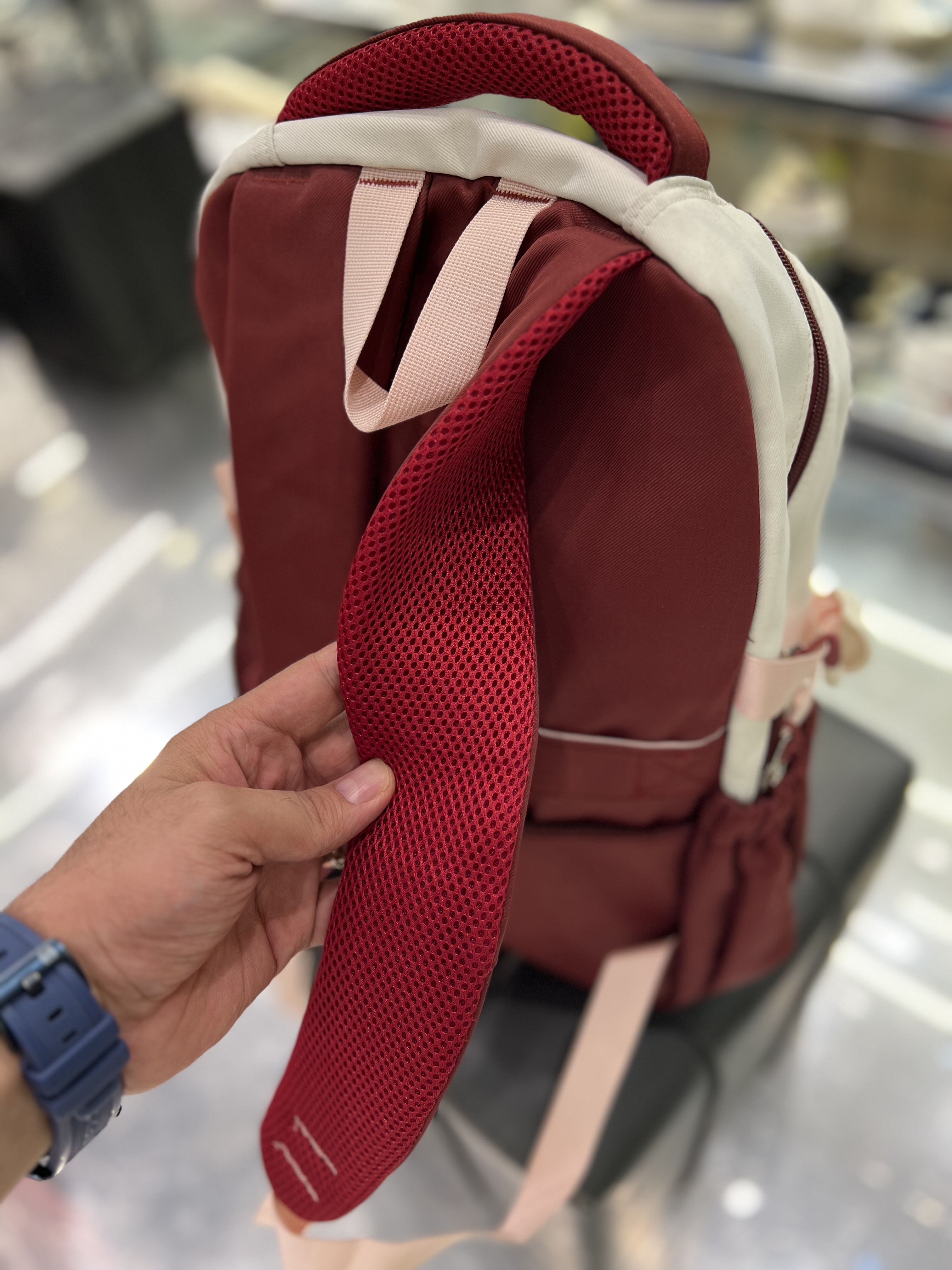 کوله پشتی وارداتی کیفیت عالی جنس کتان برزنت قابل شستشو